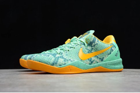 NIKE Kobe 8 - Glow Sneakers - Green Unisex Streetwear Limited Edition