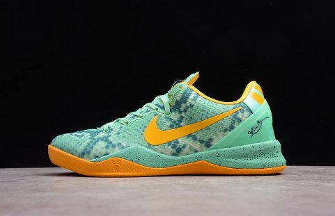 NIKE Kobe 8 - Glow Sneakers - Green Unisex Streetwear Limited Edition