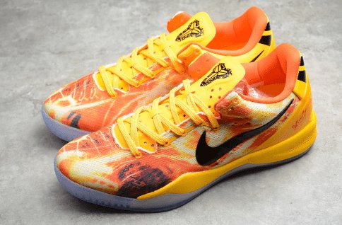 NIKE Kobe 8 - Shanghai Fireworks Sneakers - Black Unisex Streetwear Limited Edition