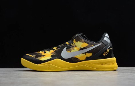 NIKE Kobe 8 - Sulfur Sneakers - Black Unisex Streetwear Limited Edition
