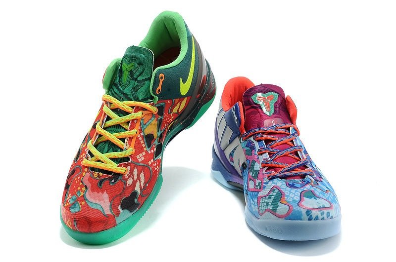 NIKE Kobe 8 - What The Kobe Sneakers - Black Unisex Streetwear Limited Edition