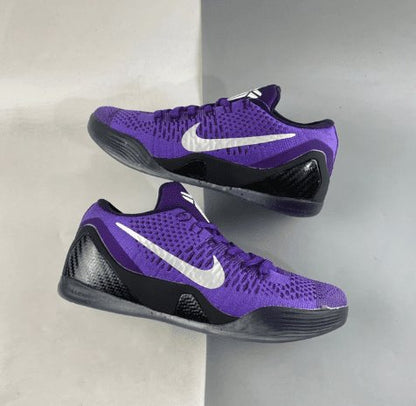 NIKE Kobe 9 - Moonwalker Sneakers - Black Unisex Streetwear Limited Edition