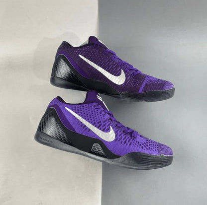 NIKE Kobe 9 - Moonwalker Sneakers - Black Unisex Streetwear Limited Edition