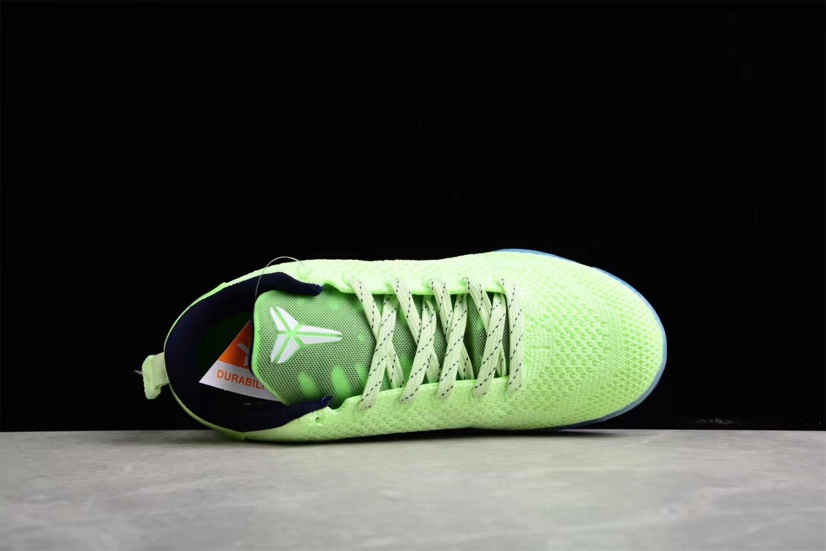 NIKE Kobe 11 Elite Low 4kb - Liquid Lime Shoes Unisex Streetwear Limited Edition