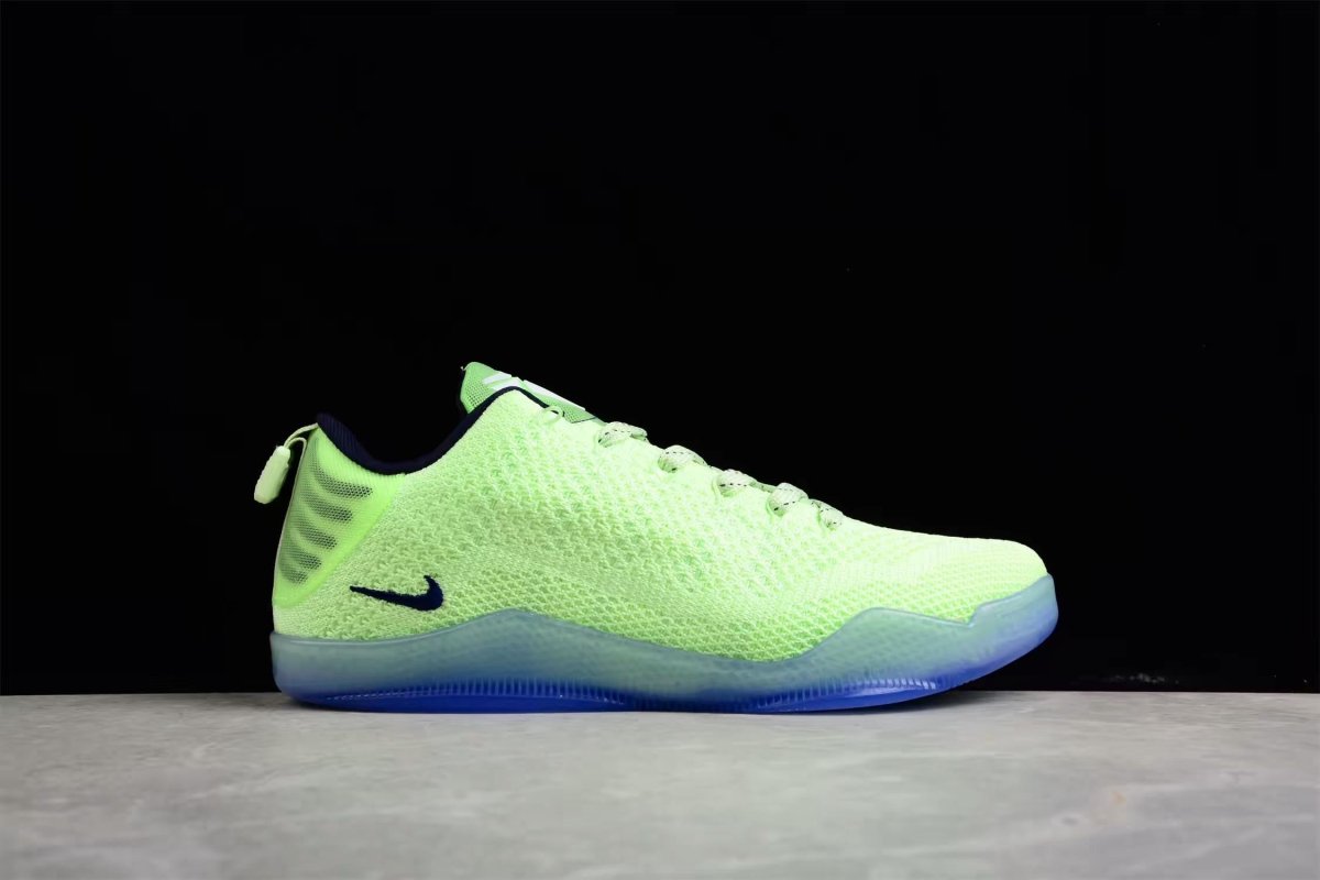 NIKE Kobe 11 Elite Low 4kb - Liquid Lime Shoes Unisex Streetwear Limited Edition