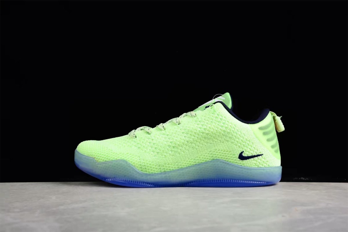 NIKE Kobe 11 Elite Low 4kb - Liquid Lime Shoes Unisex Streetwear Limited Edition