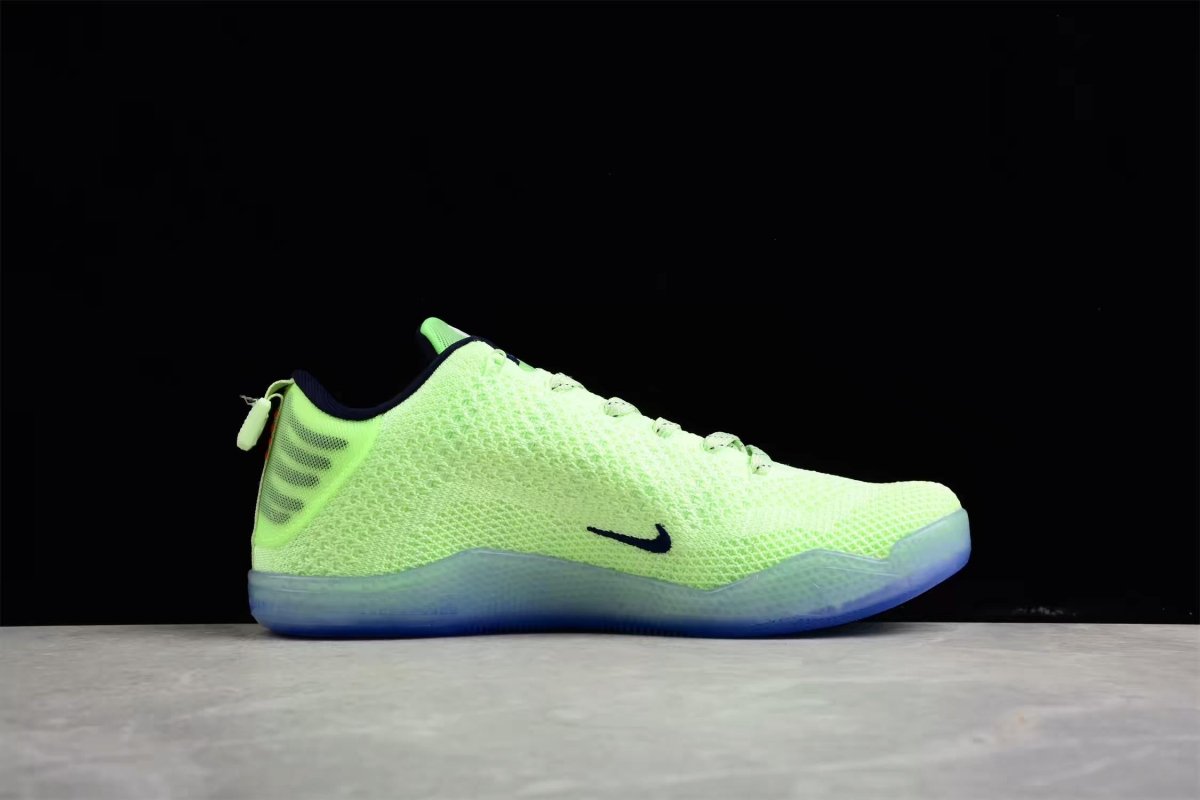 NIKE Kobe 11 Elite Low 4kb - Liquid Lime Shoes Unisex Streetwear Limited Edition