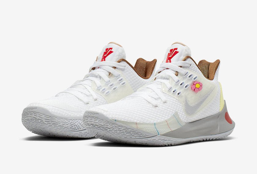NIKE Kyrie 2 - Spongebob Sandy Cheeks Pants - Red Unisex Streetwear Limited Edition - Introducing the remarkable collaboration between Nike and the iconic SpongeBob SquarePants series, the Nike Kyrie