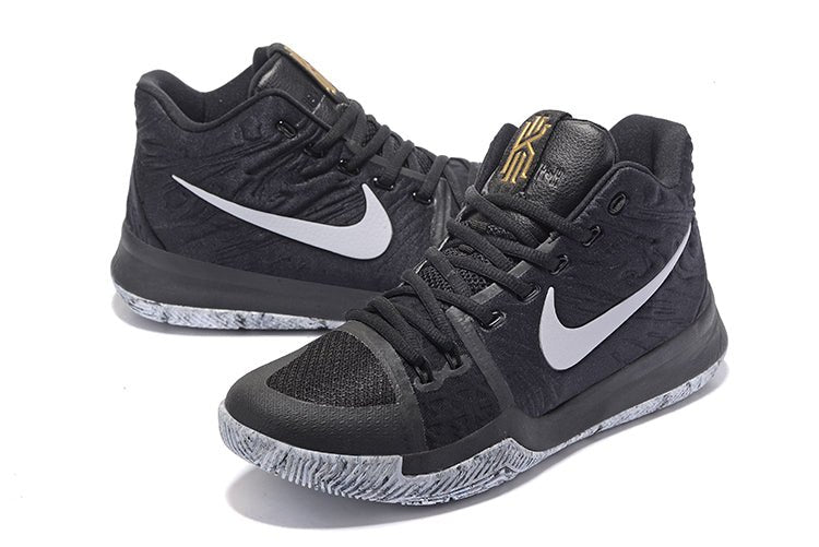 NIKE Kyrie 3 - Bhm Sneakers - Black Unisex Streetwear Limited Edition