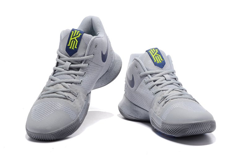 NIKE Kyrie 3 - Cool Sneakers - Grey Unisex Streetwear Limited Edition