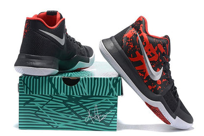 NIKE Kyrie 3 - Samurai Shoes - Black Unisex Streetwear Limited Edition