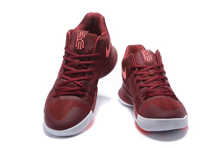 NIKE Kyrie 3 - Team Sneakers - Red Unisex Streetwear Limited Edition