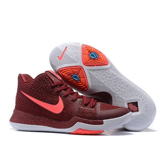 NIKE Kyrie 3 - Team Sneakers - Red Unisex Streetwear Limited Edition
