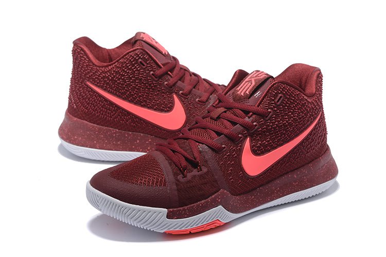 NIKE Kyrie 3 - Team Sneakers - Red Unisex Streetwear Limited Edition