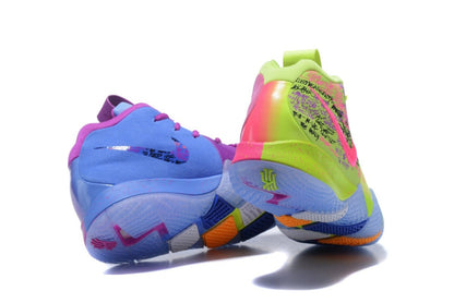 NIKE Kyrie 4 - Confetti Sneakers - Black Unisex Streetwear Limited Edition