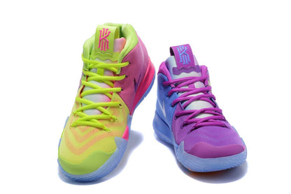 NIKE Kyrie 4 - Confetti Sneakers - Black Unisex Streetwear Limited Edition