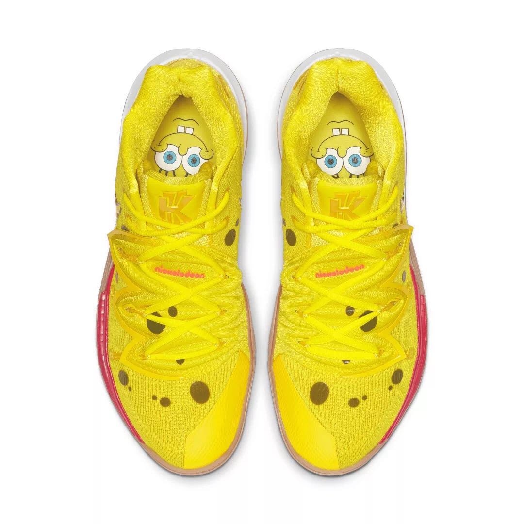NIKE Kyrie 5 - Spongebob Pants - Red Unisex Streetwear Limited Edition