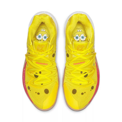 NIKE Kyrie 5 - Spongebob Pants - Red Unisex Streetwear Limited Edition