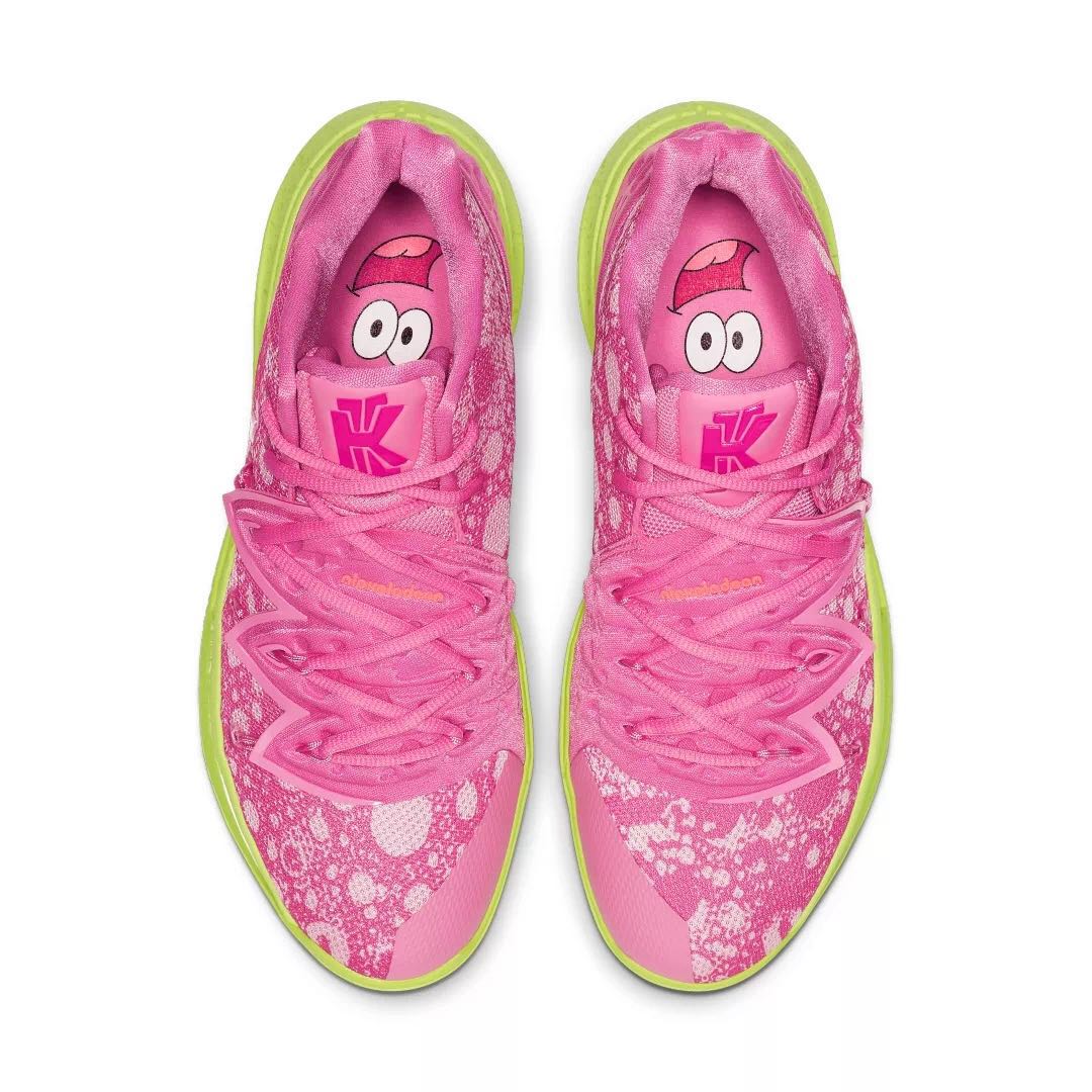 NIKE Kyrie 5 - Spongebob Patrick Pants - White Unisex Streetwear Limited Edition