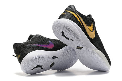 NIKE Lebron 20 - Metallic Gold Sneakers - Black Unisex Streetwear Limited Edition - Elevate Your Game with Timeless Elegance: Nike LeBron 20 x Black Metallic Gold Introducing the