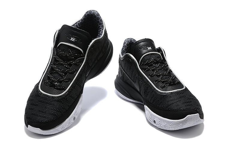 NIKE Lebron 20 - White Sneakers - Black Unisex Streetwear Limited Edition