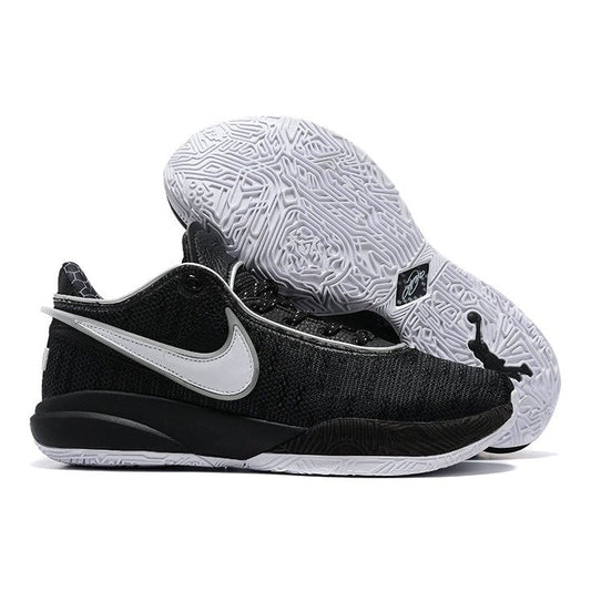 NIKE Lebron 20 - White Sneakers - Black Unisex Streetwear Limited Edition