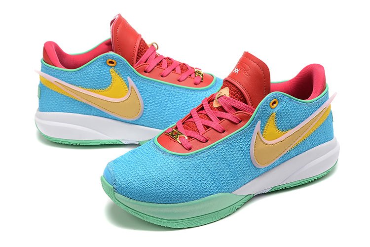 NIKE Lebron 20 - Fruity Pebbles Sneakers - Red Unisex Streetwear Limited Edition