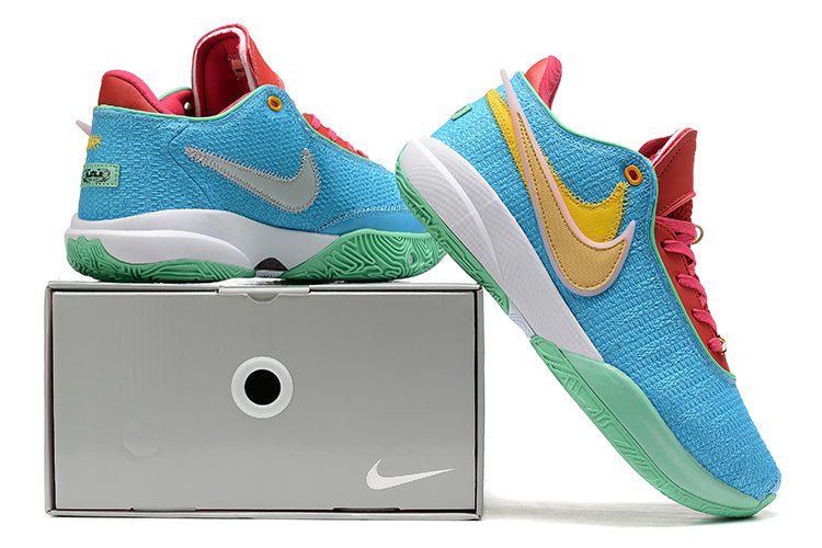 NIKE Lebron 20 - Fruity Pebbles Sneakers - Red Unisex Streetwear Limited Edition
