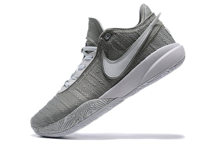 NIKE Lebron 20 - Wolf Sneakers - Grey Unisex Streetwear Limited Edition