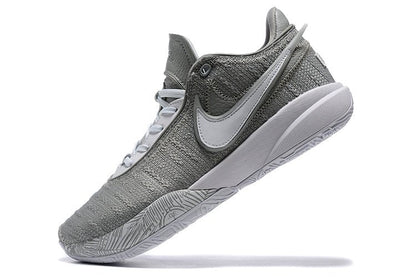 NIKE Lebron 20 - Wolf Sneakers - Grey Unisex Streetwear Limited Edition