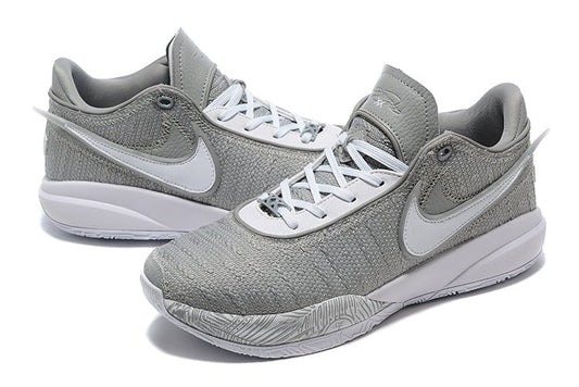 NIKE Lebron 20 - Wolf Sneakers - Grey Unisex Streetwear Limited Edition