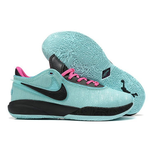 NIKE Lebron 20 - South Beach Sneakers - Red Unisex Streetwear Limited Edition