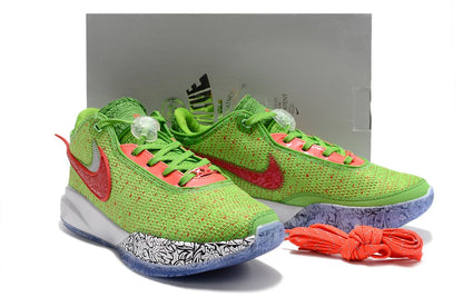 NIKE Lebron 20 - Stocking Stuffer Sneakers - Red Unisex Streetwear Limited Edition