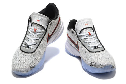 NIKE Lebron 20 - The Debut Sneakers - Red Unisex Streetwear Limited Edition