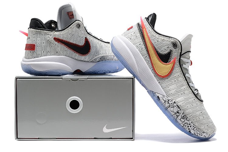 NIKE Lebron 20 - The Debut Sneakers - Red Unisex Streetwear Limited Edition