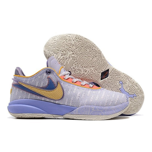 NIKE Lebron 20 - Violet Frost Sneakers - Red Unisex Streetwear Limited Edition