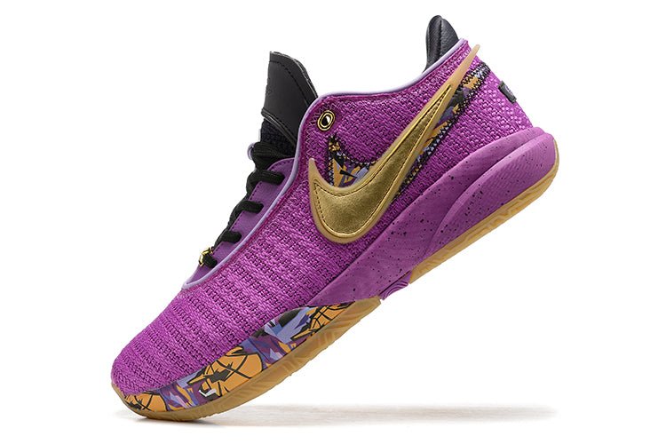 NIKE Lebron 20 - Vivid Sneakers - Purple Unisex Streetwear Limited Edition
