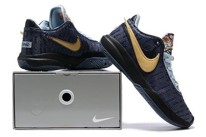 NIKE Lebron 20 - Wavy Sneakers - Navy Unisex Streetwear Limited Edition