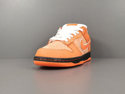 NIKE Sb Dunk - Concepts Lobster Sneakers - Orange Unisex Streetwear Limited Edition