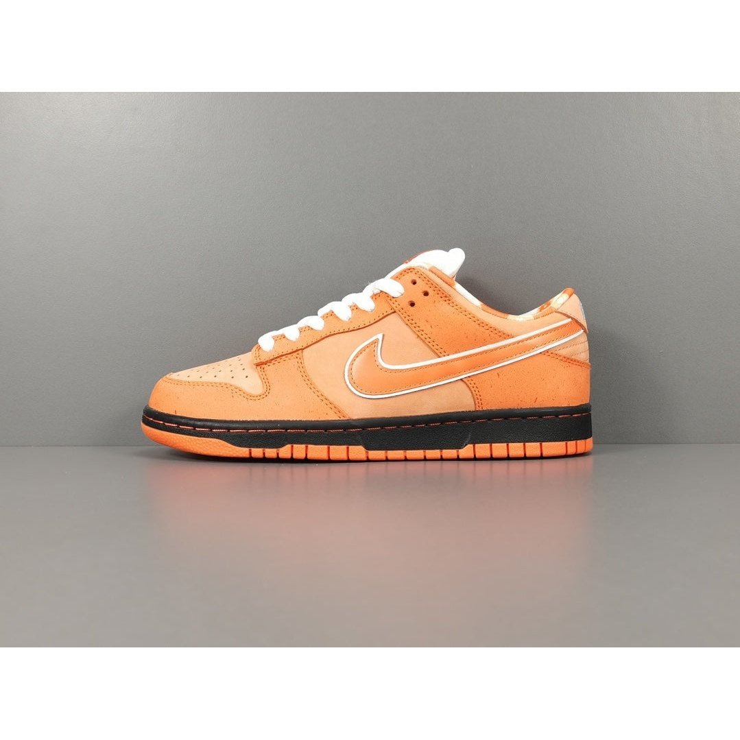 NIKE Sb Dunk - Concepts Lobster Sneakers - Orange Unisex Streetwear Limited Edition