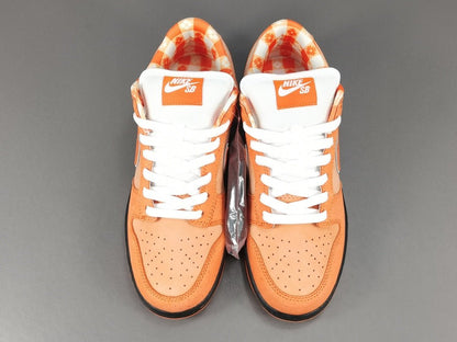 NIKE Sb Dunk - Concepts Lobster Sneakers - Orange Unisex Streetwear Limited Edition