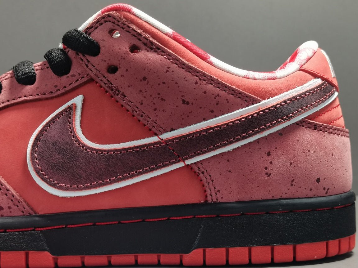 NIKE Sb Dunk - Concepts Lobster Sneakers - Red Unisex Streetwear Limited Edition