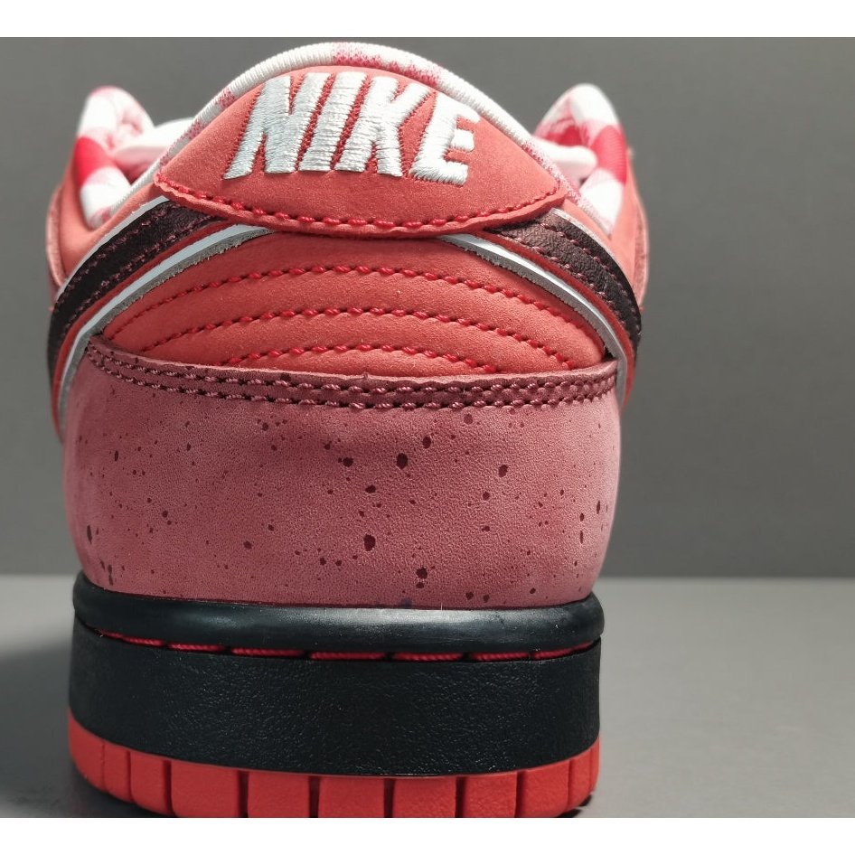 NIKE Sb Dunk - Concepts Lobster Sneakers - Red Unisex Streetwear Limited Edition