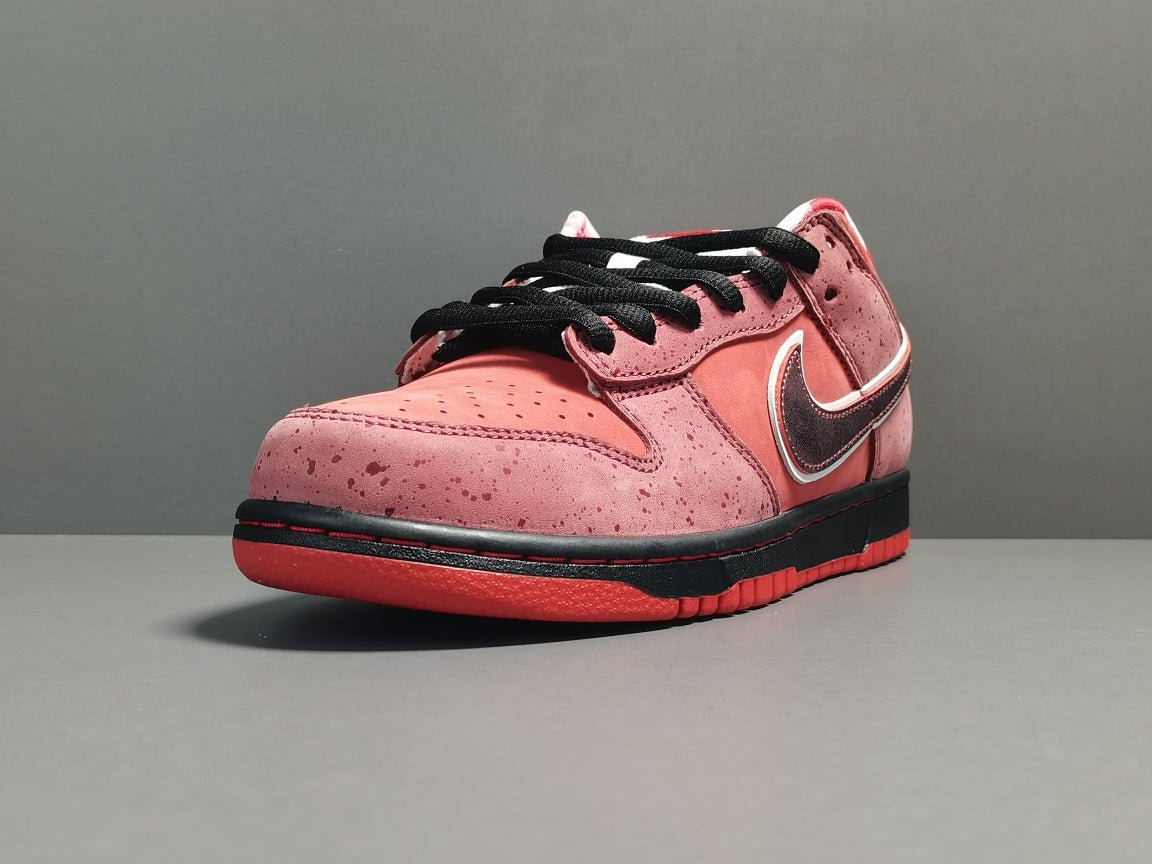 NIKE Sb Dunk - Concepts Lobster Sneakers - Red Unisex Streetwear Limited Edition