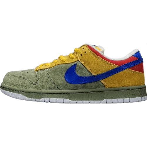 NIKE Sb Dunk - Puff N Stuff Sneakers - Red Unisex Streetwear Limited Edition