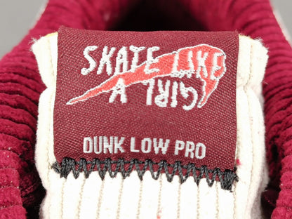 NIKE Sb Dunk - Skate Like A Girl Sneakers - White Unisex Streetwear Limited Edition - Introducing the Nike Dunk SB Skate Like a Girl, a powerful and empowering sneaker that
