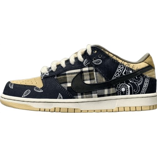 NIKE Sb Dunk - Travis Scott - Red Unisex Streetwear Limited Edition - Introducing the highly anticipated collaboration between two titans of style and innovation: the NIKE SB