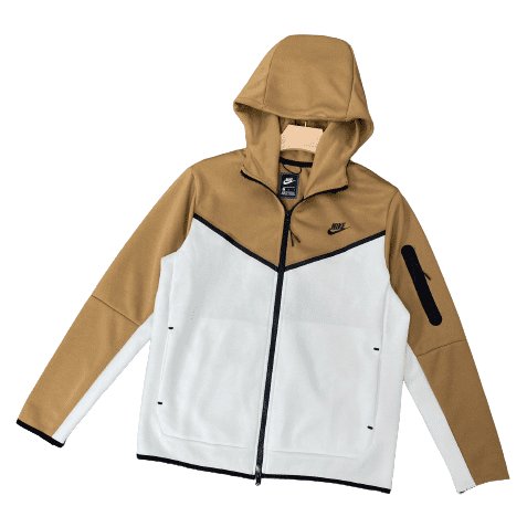 NIKE Tech Fleece Hoodie - Sandalwood - Light Bone - - Black Unisex Streetwear Limited Edition