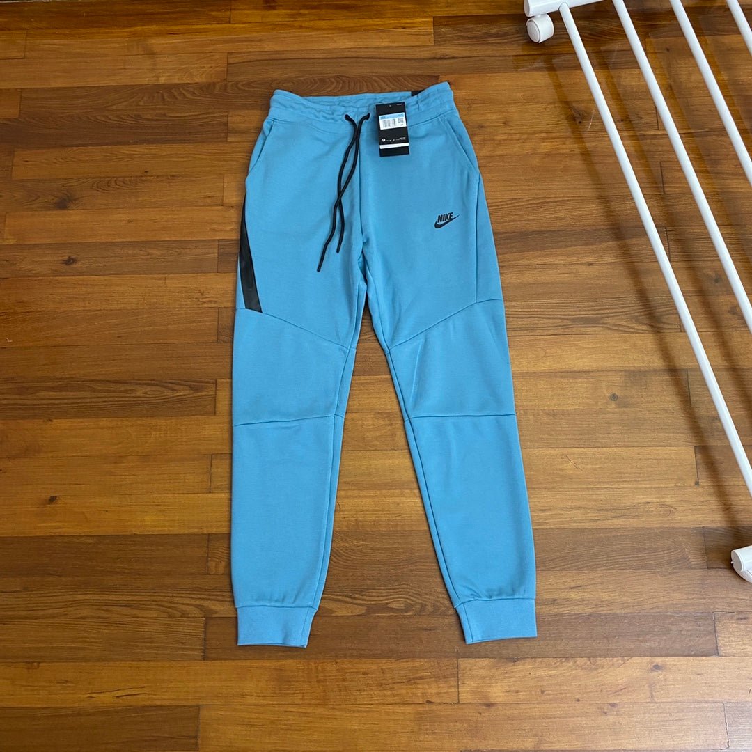 NIKE Tech Fleece Pants - Light - Blue Unisex Streetwear Limited Edition