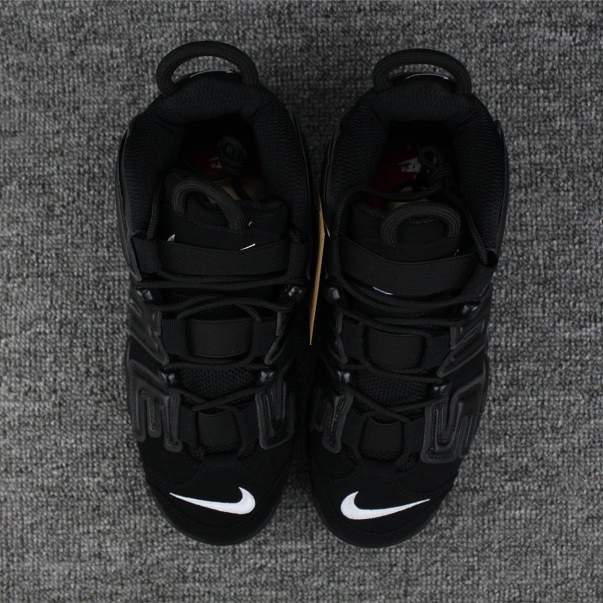 NIKE Uptempo - Supreme Suptempo - Black Unisex Streetwear Limited Edition